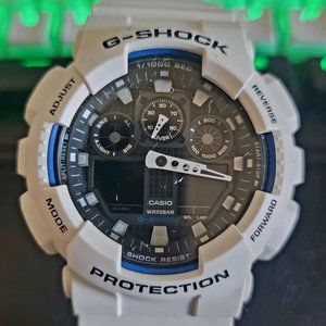 GA-100B-4A | CASIO G-Shock Resin Band 200-meter water resistance #GA-100B-4AER